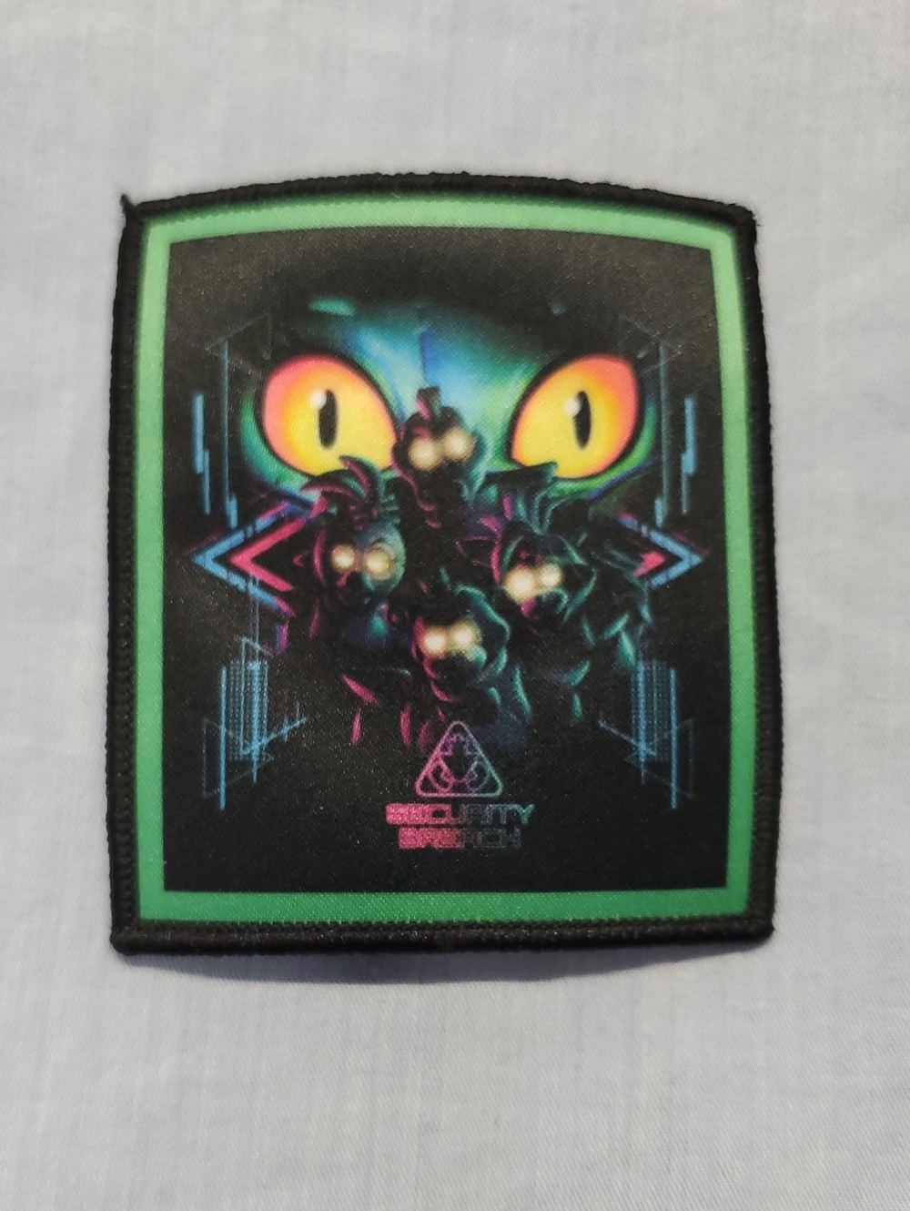 Bioworld Neon Cat-Eye Patch in Black, Green, Yellow and Pink